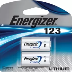 Energizer Lithium Battery, 123, 3v