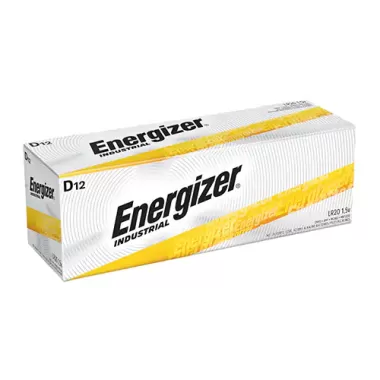 Energizer Alkaline Battery, D, 1.5v