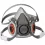 3m 6000 Series Half-Facepiece Reusable Respirator, Medium