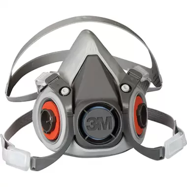 3m 6000 Series Half-Facepiece Reusable Respirator, Large