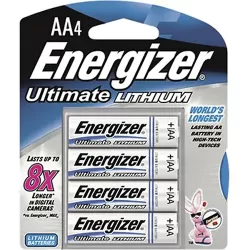 Energizer Lithium Battery, AA, 1.5v