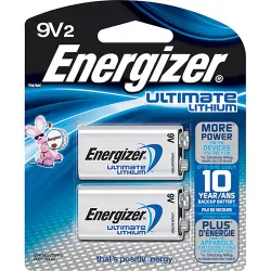 Energizer Lithium Battery, 9v