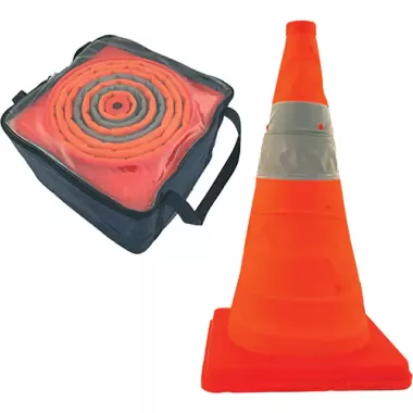 Pack & Pop™ Collapsible Cones, 18" H, Orange